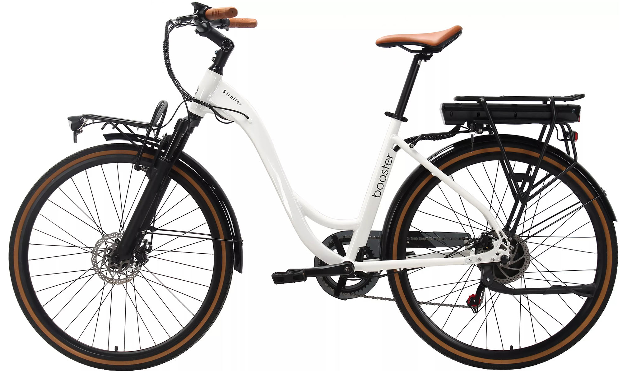 Електровелосипед Booster Stroller 28’’, розмір One size, 2025, 350W, білий 2 Електровелосипед Booster Stroller 28’’, розмір One size, 2025, 350W, білий 2