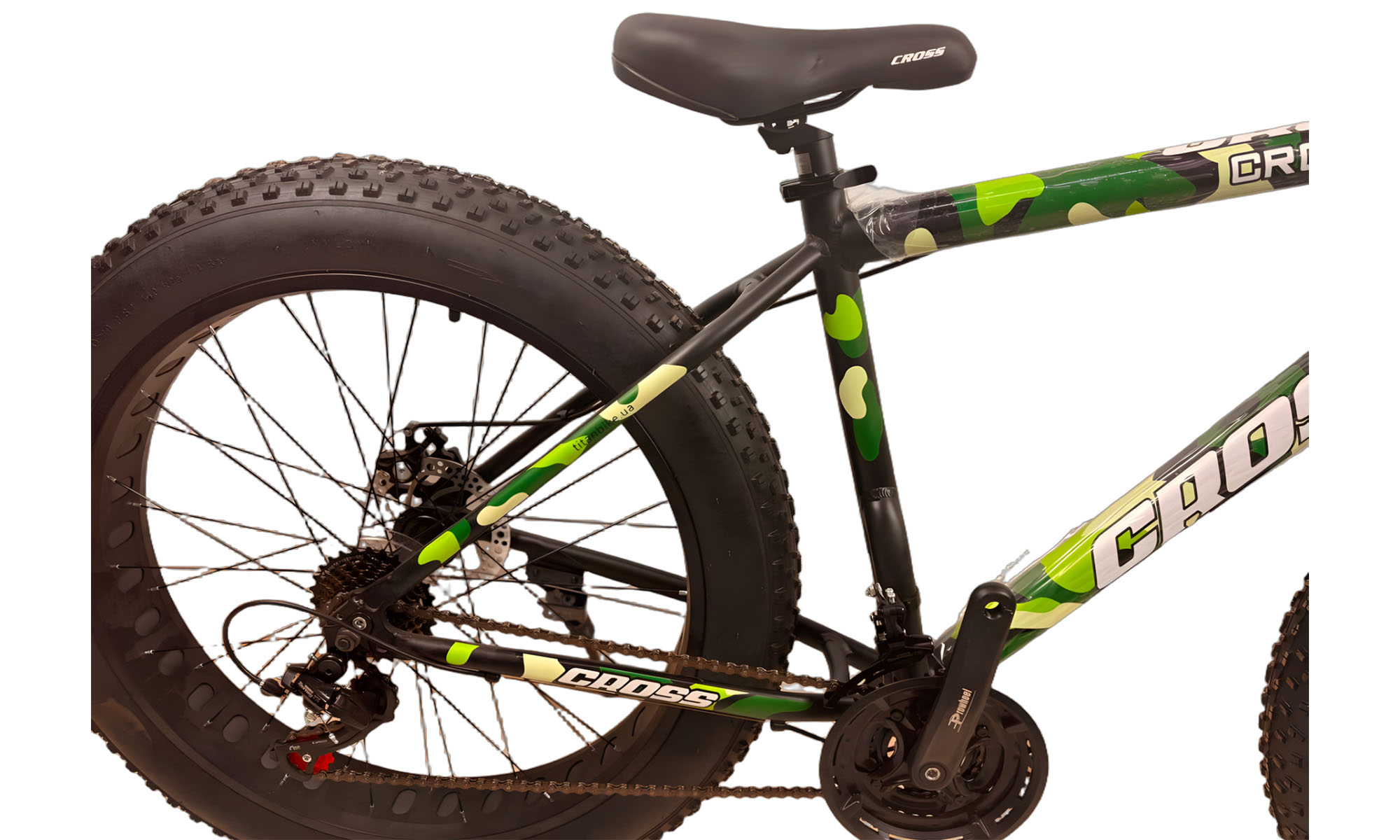 Велосипед Cross Crossover rigid 26", розмір L, рама 19", рік 2025, Зелений/Сіро-зелений 2