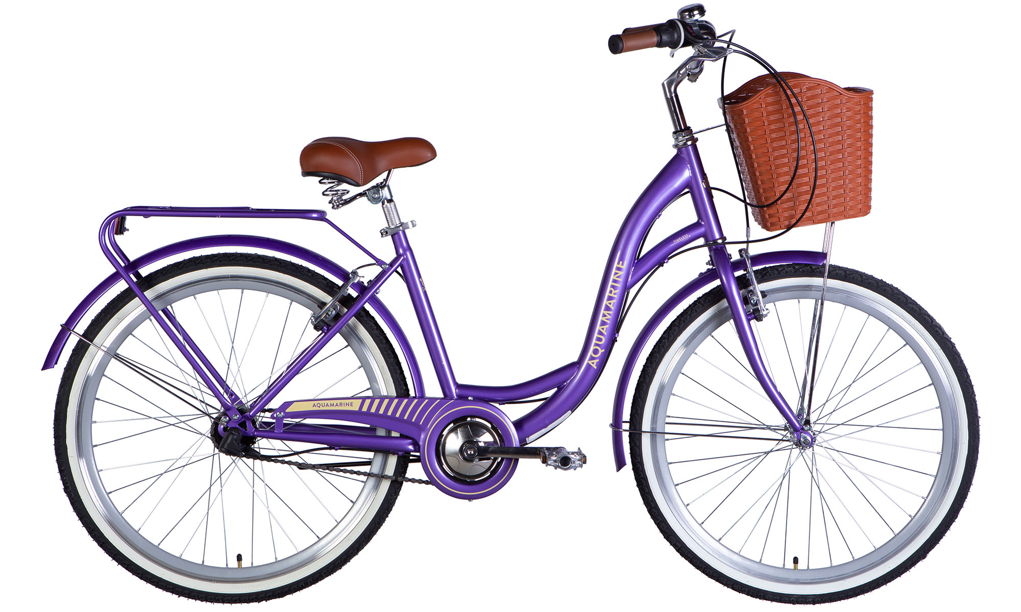 Фотография Велосипед Dorozhnik AQUAMARINE PH 26", размер M, рама 17", 2025, фиолетовый 