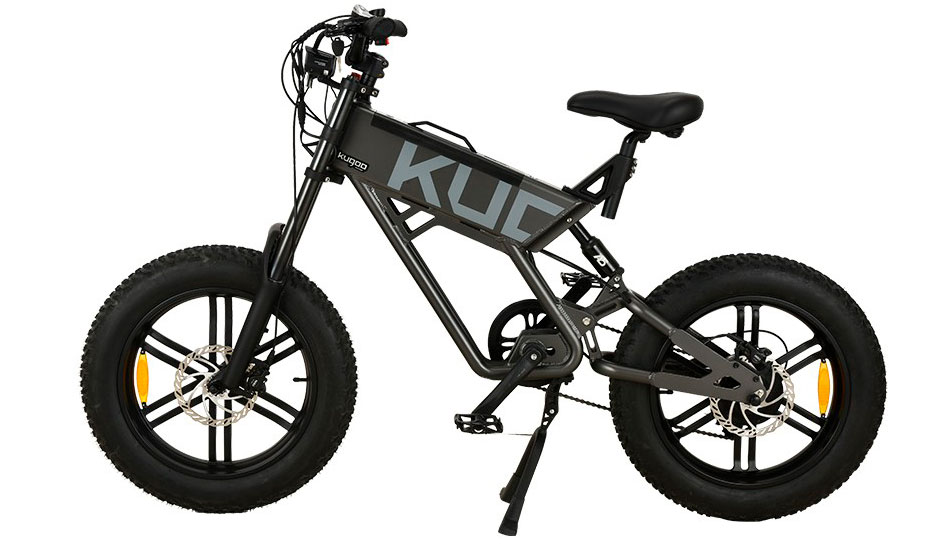 Фотографія Електровелосипед фетбайк KUGOO T-01, (500 Вт; 13 Ah; 48 В) 20х4", сірий 10
