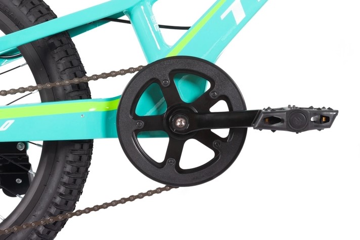 Велосипед Trinx SEALS 2.0 20" Cyan-Yellow-White 4