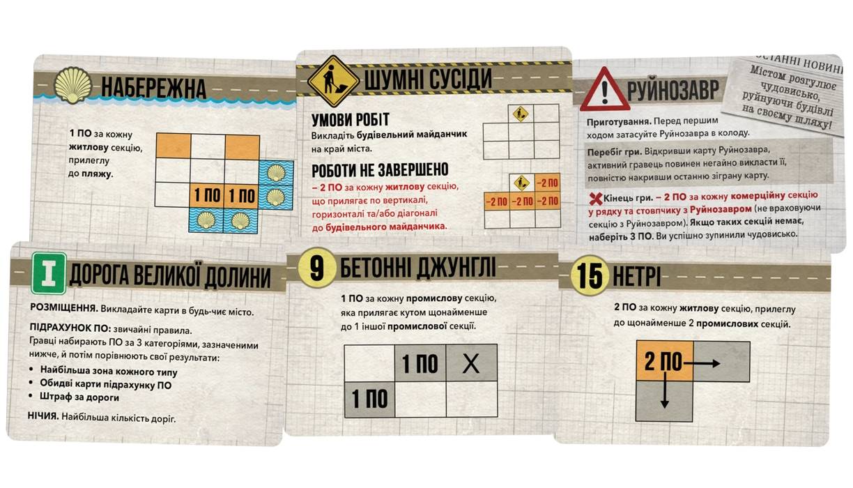 Настольная игра Мегаполис. Полное издание (Sprawlopolis) 3 Настольная игра Мегаполис. Полное издание (Sprawlopolis) 3