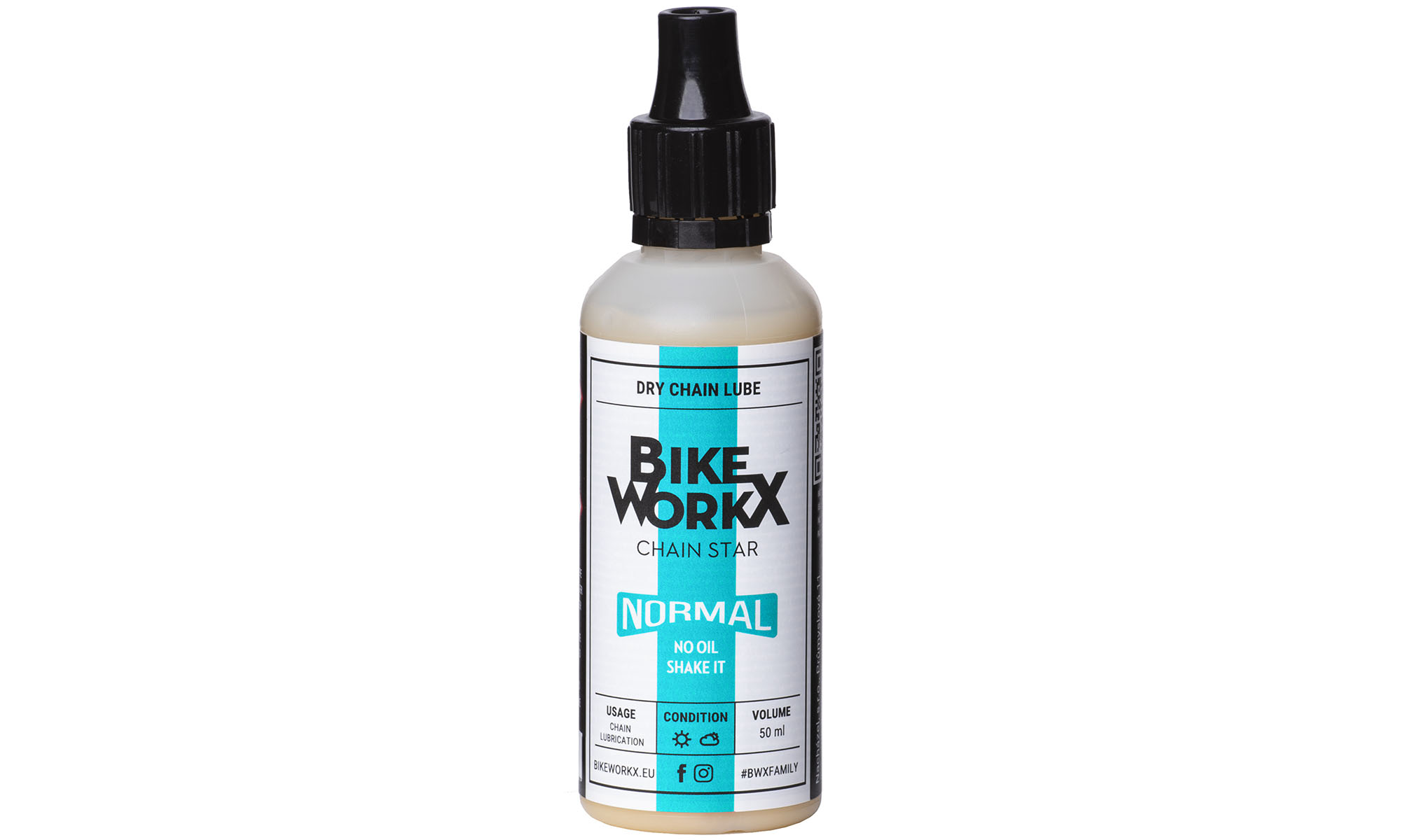 Смазка для цепи BikeWorkX Chain Star Normal, для сухой погоды, 50 мл 