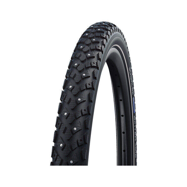 Фотография Покрышка 26x1.75 (47-559) Schwalbe WINTER K-Guard B/B+RT HS396 (100 Studs) WiC, 50EPI black 2