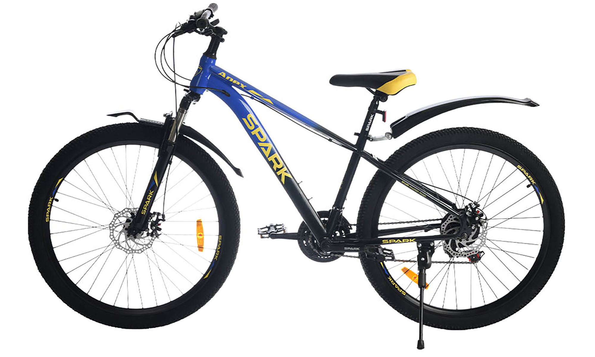 Велосипед SPARK APEX 27,5", розмір S, рама 15", рік 2026, синій з чорним 8