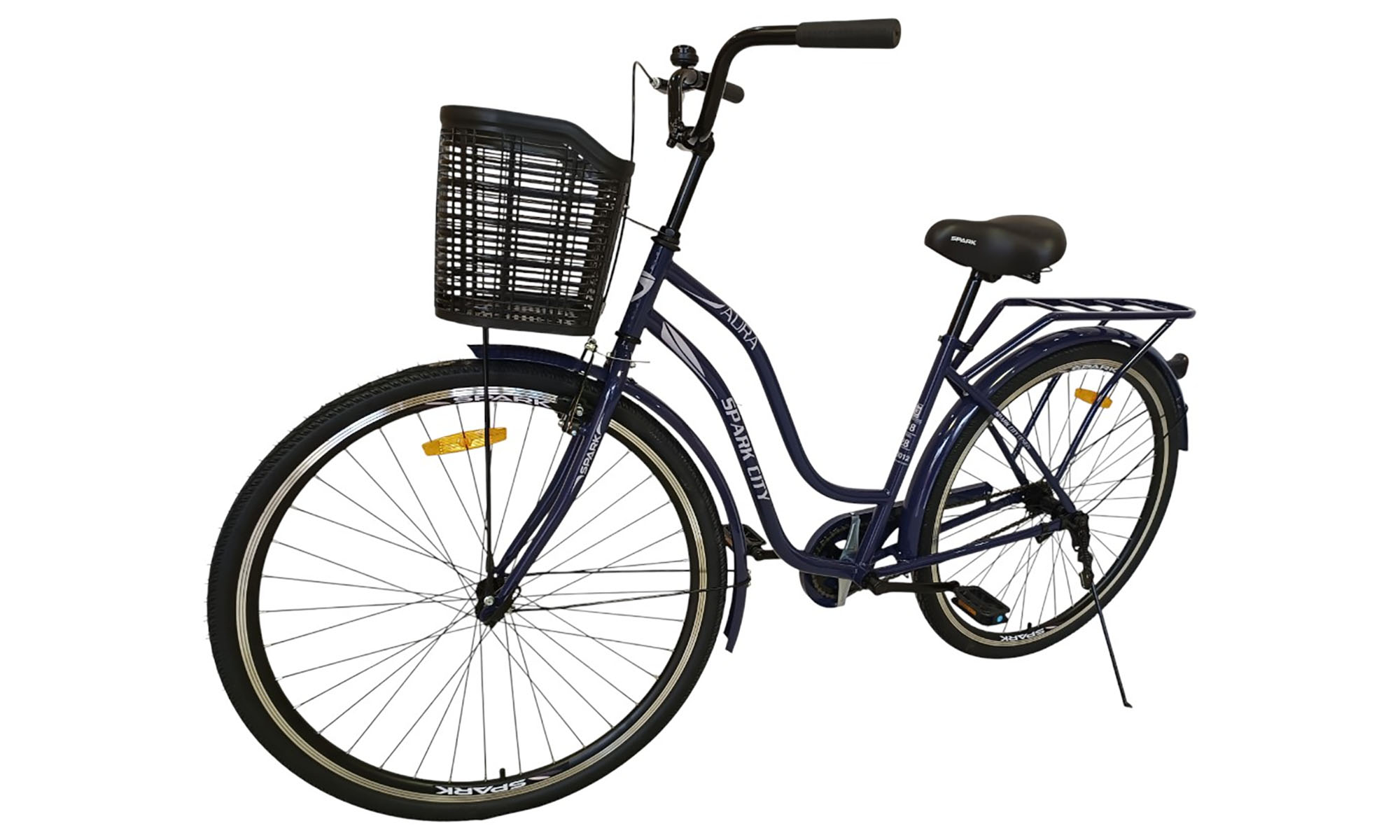 Велосипед SPARK CITY AURA 28", розмір M, рама 18", рік 2026, темно-синій 5