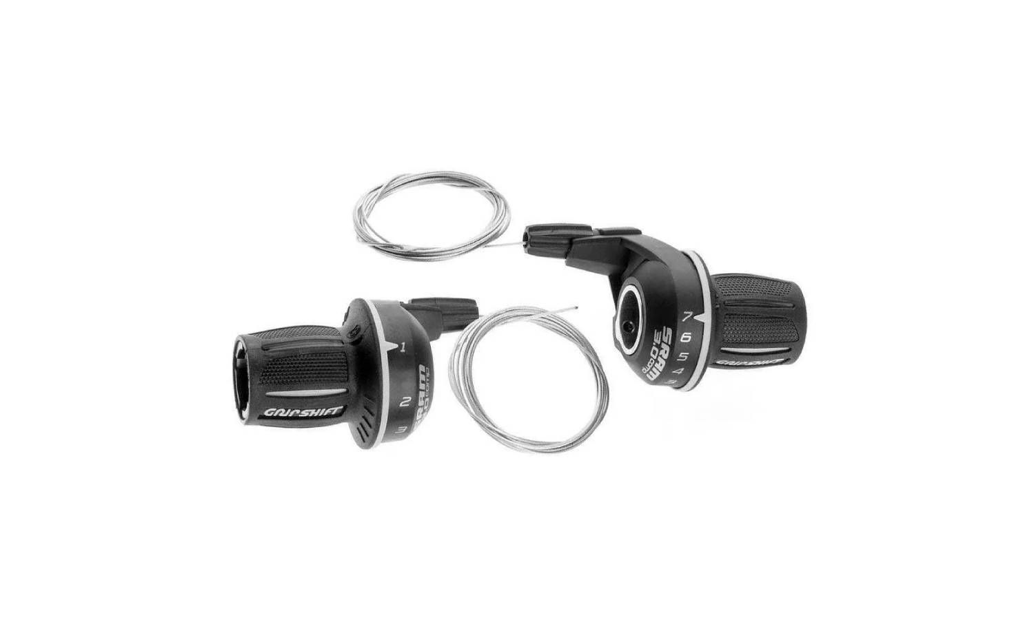 Фотографія Грипшифти Sram 07A SL 3.0 COMP TWISTERSET 7SP R MICRO F 2