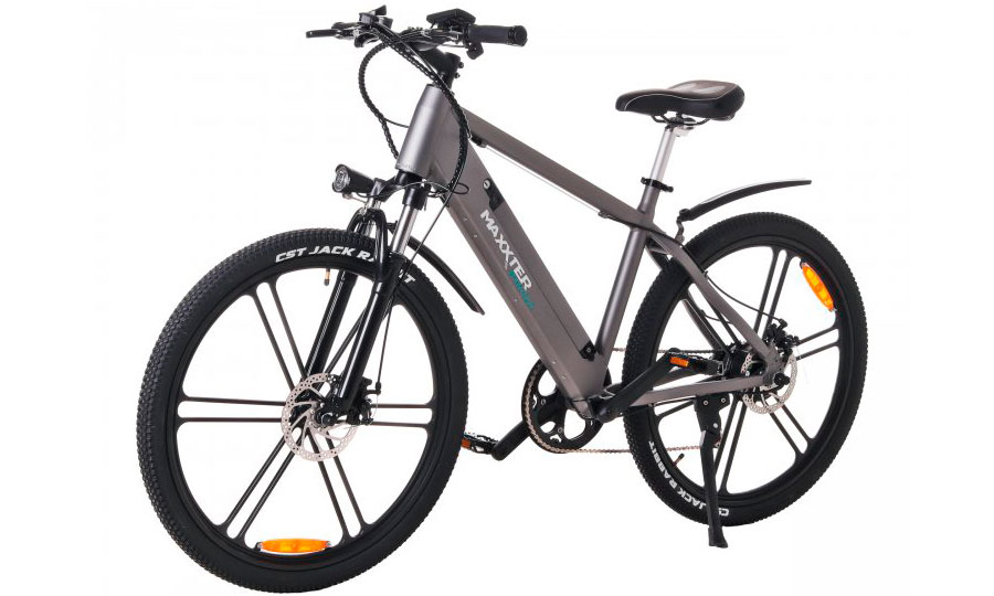 Фотография Электричний велосипед Maxxter Ranger 26" 350W 10 Ah размер М Серый 8