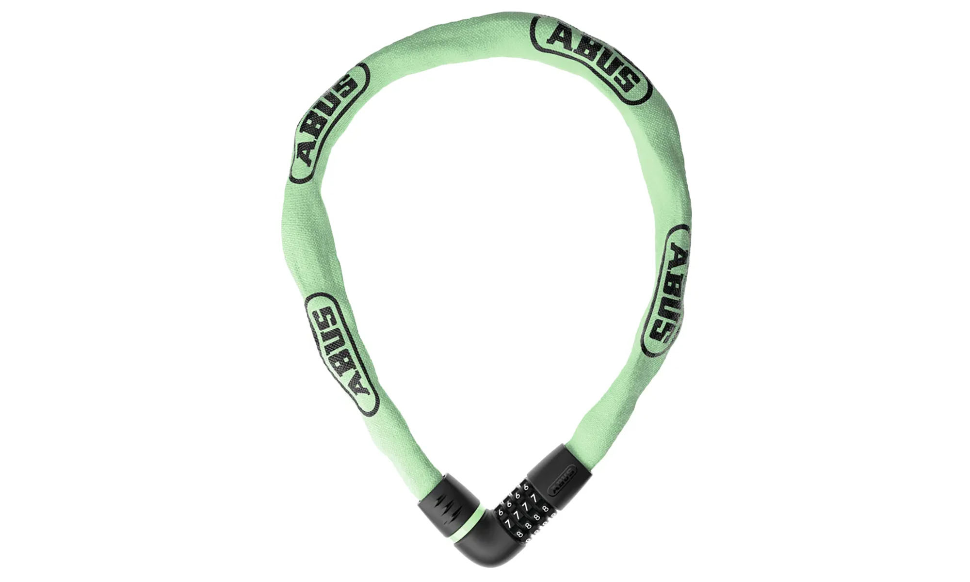 Замок кодовый с цепью ABUS 6807C/110см, sage green, зеленый Замок кодовый с цепью ABUS 6807C/110см, sage green, зеленый