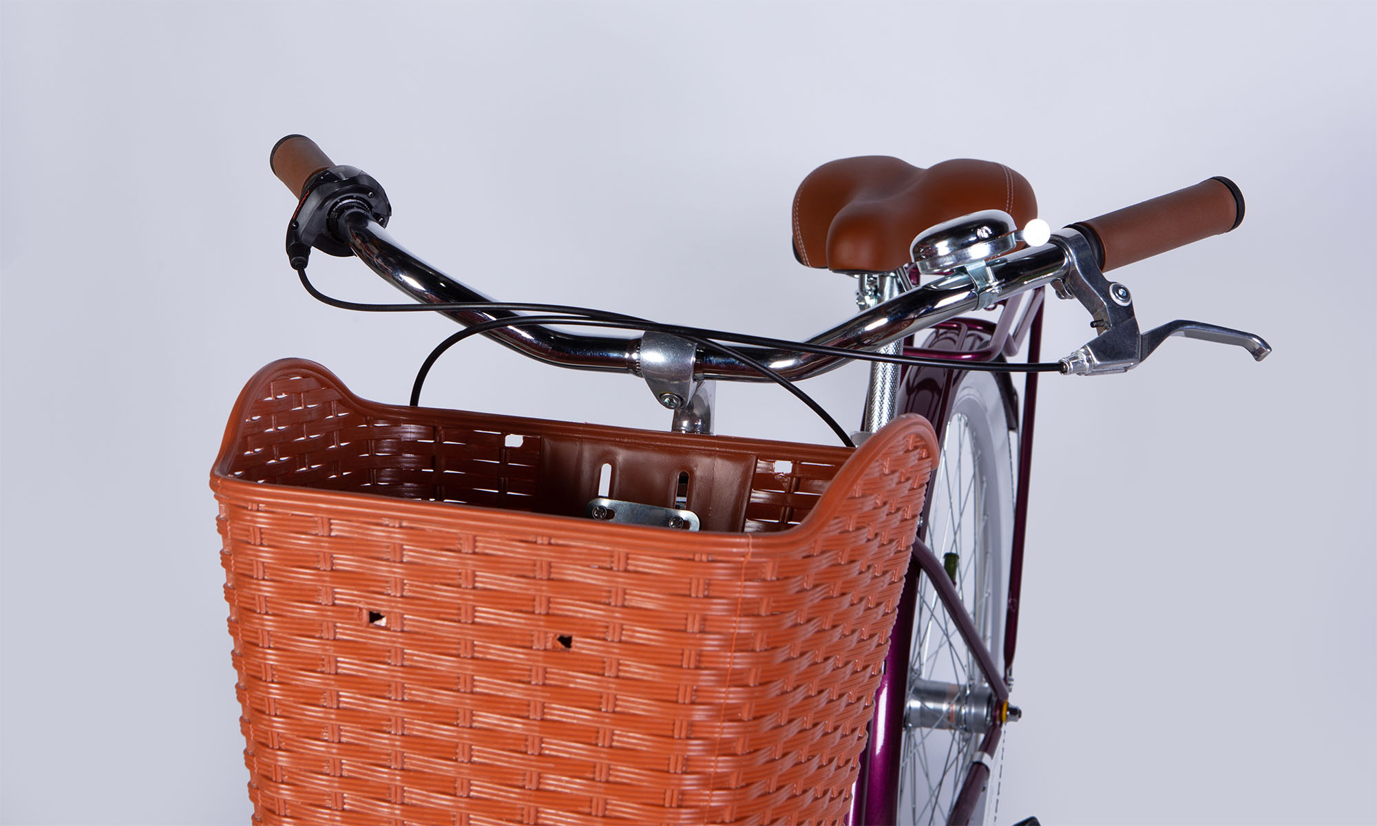 Велосипед Dorozhnik RETRO PH 28" розмір L, рама 19" 2025, малиновий 6