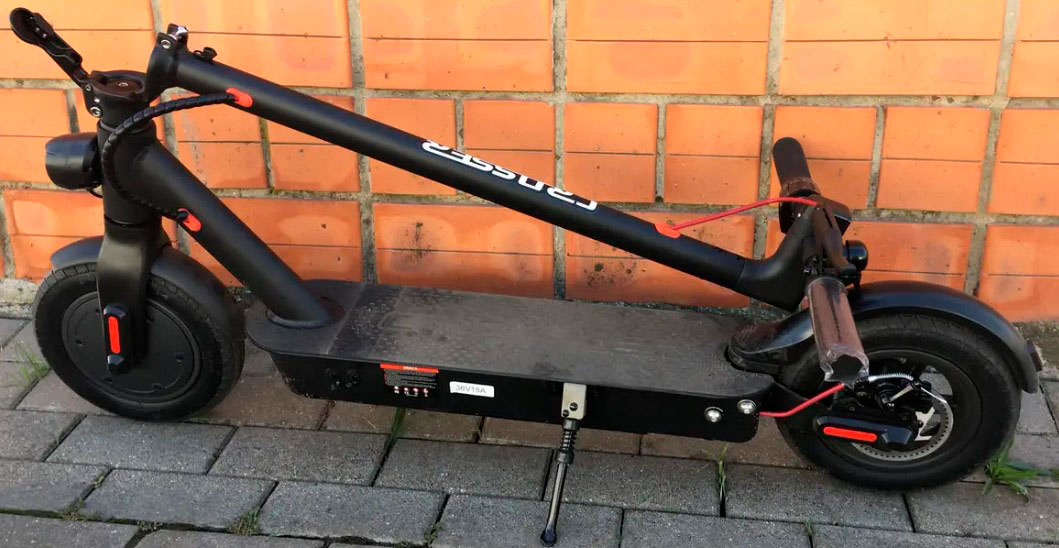 Электросамокат Crosser E9 MAX AIR 10" 600W, 36V, 15A с жесткой вилкой 6