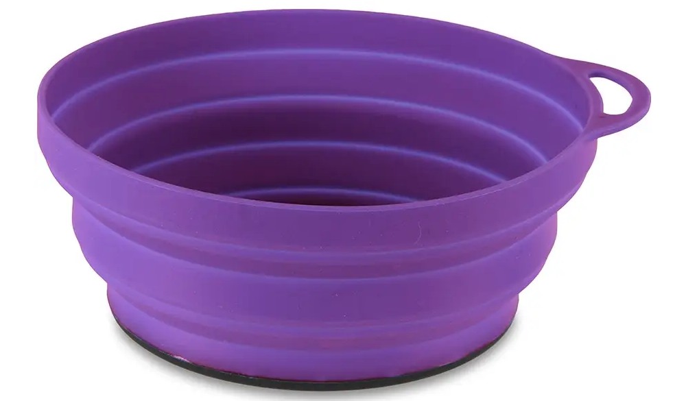 Фотография Тарелка складная для пикника Lifeventure Silicone Ellipse Bowl purple