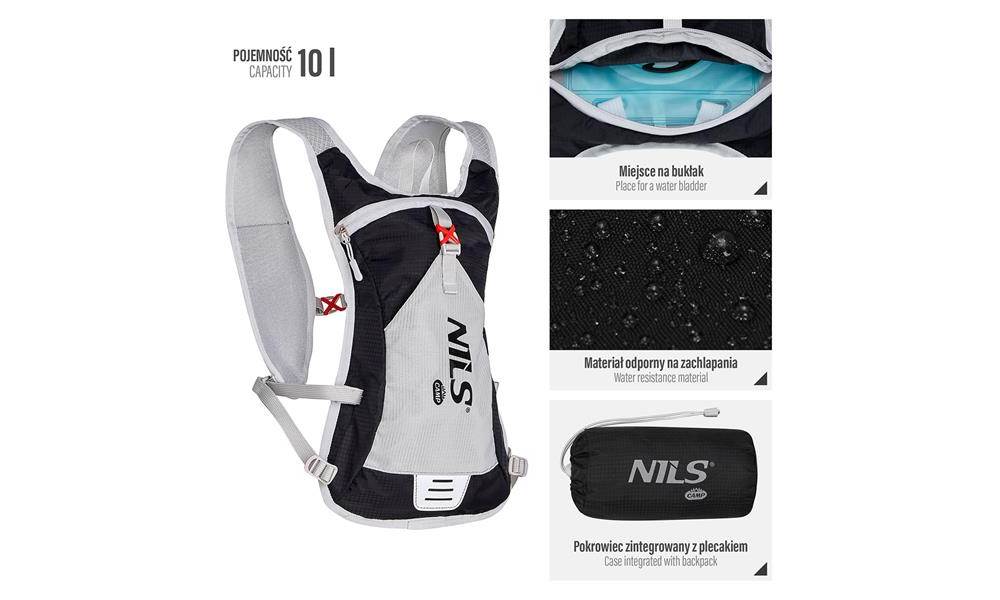 Велосипедный рюкзак NILS CAMP NC1708 BLACK TRIPPER 4 Велосипедный рюкзак NILS CAMP NC1708 BLACK TRIPPER 4