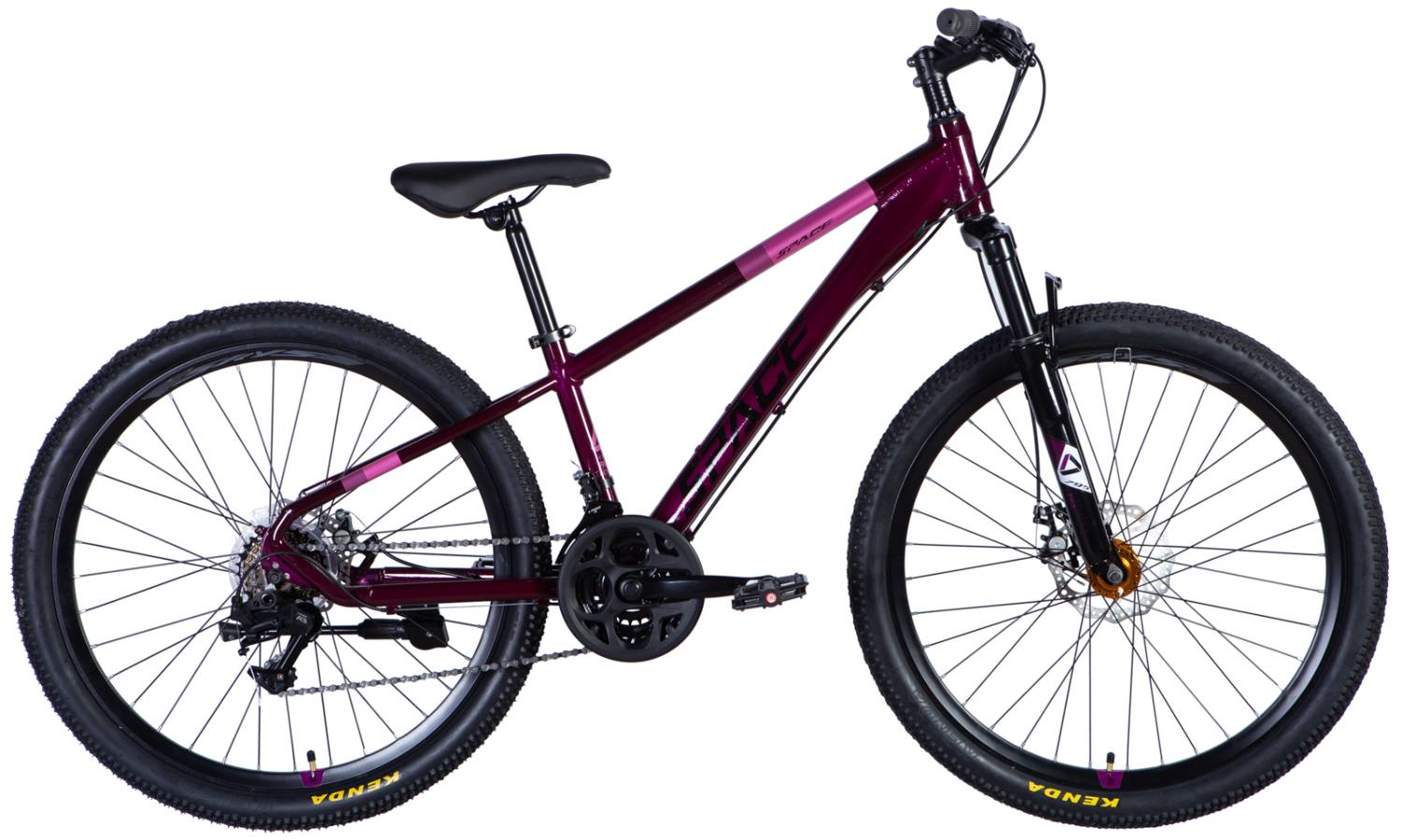 Фотография Велосипед SPACE URAN 26" размер XS рама 13" 2024 фиолетовый