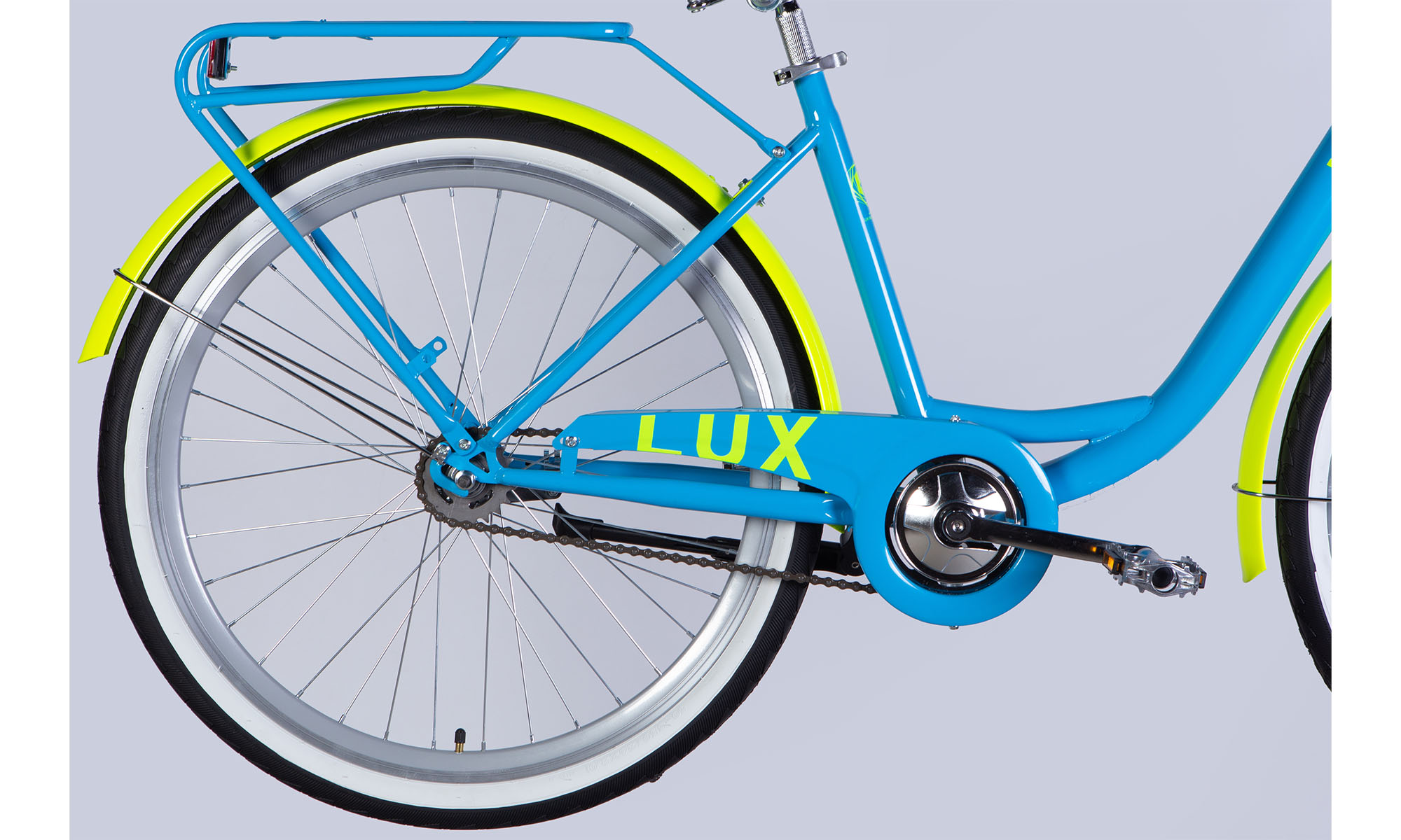 Фотографія Велосипед Dorozhnik LUX Velosteel 26", розмір M, рама-17", 2025, блакитний 2