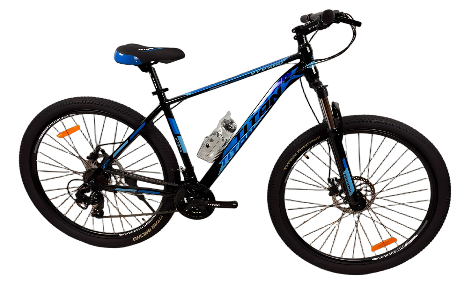 Велосипед Titan Arena 29", размер L, рама 19", год 2025, Черный-Синий 
