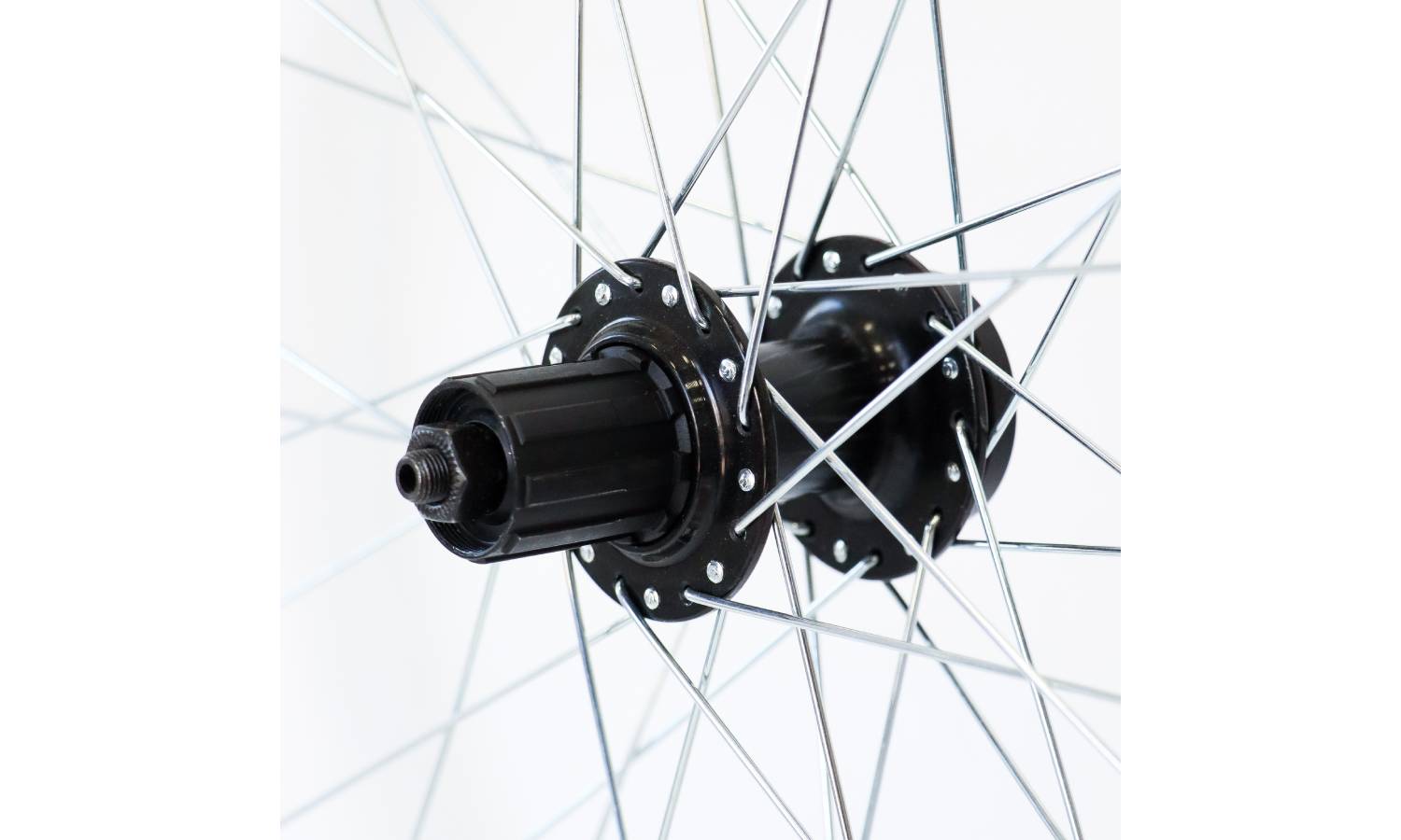 Колесо задн. VLT 27.5" AL 36H Дисковый WANGZHEN 282RBQ под кассету черн. на пром. подшипн. 8-9-10 ск 2