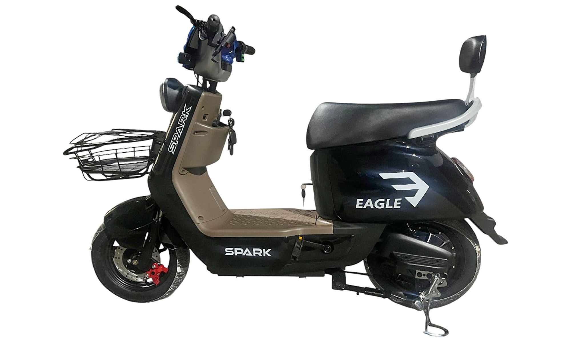 Велосипед с электромотором SPARK EAGLE 14", 48V/1000W/25Ah, год 2026, Черный 