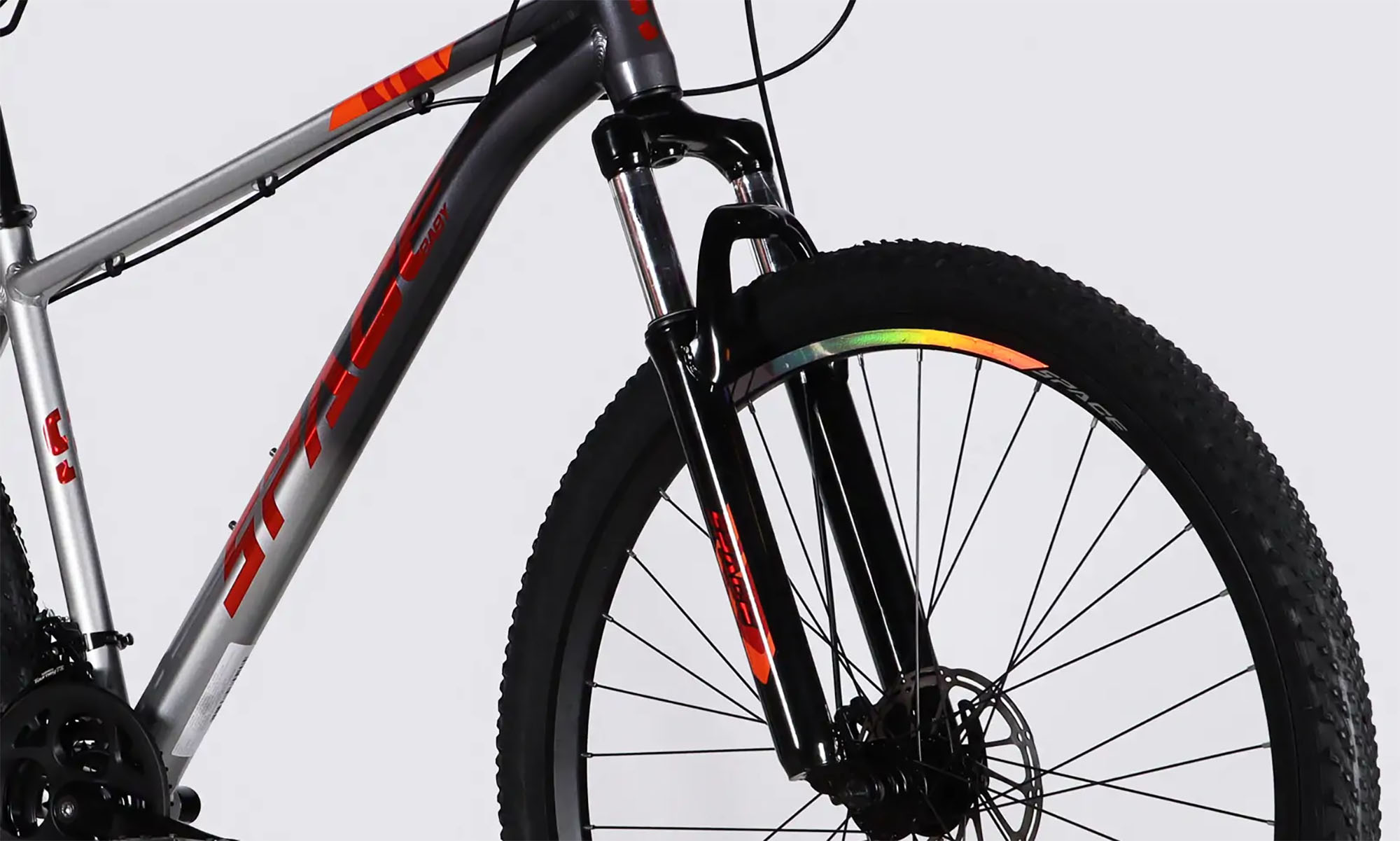 Велосипед SPACE PHAETON DD FR 29", размер L рама-20", год 2026, серо-серебристый 2