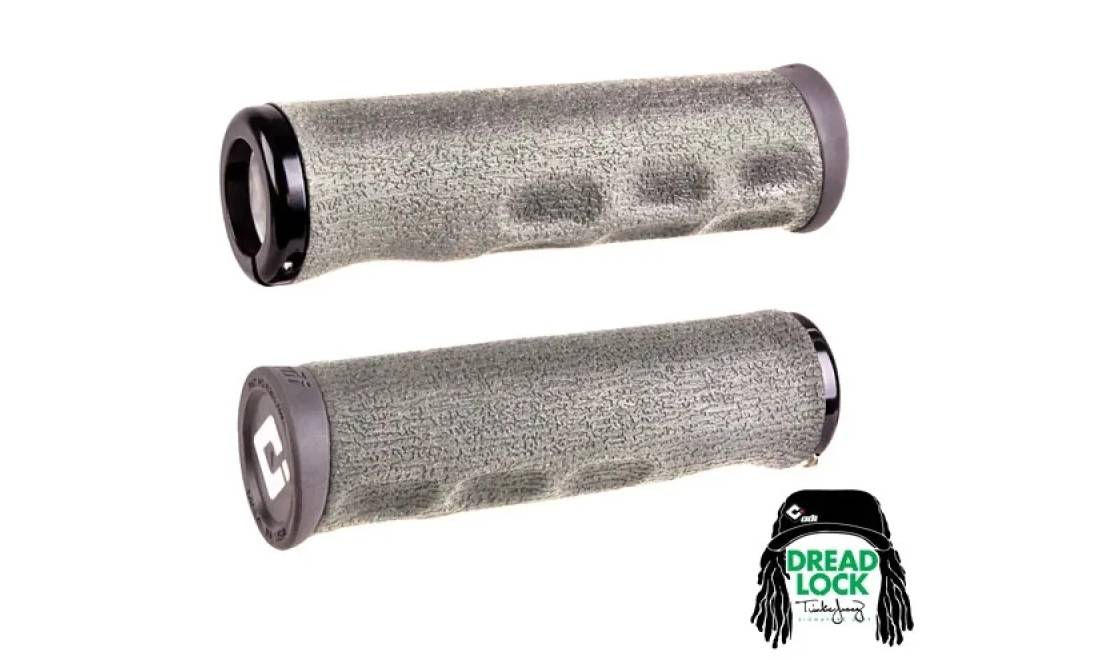 Гріпси ODI Tinker Juarez Dread Lock Grip сірі з чорними замками 