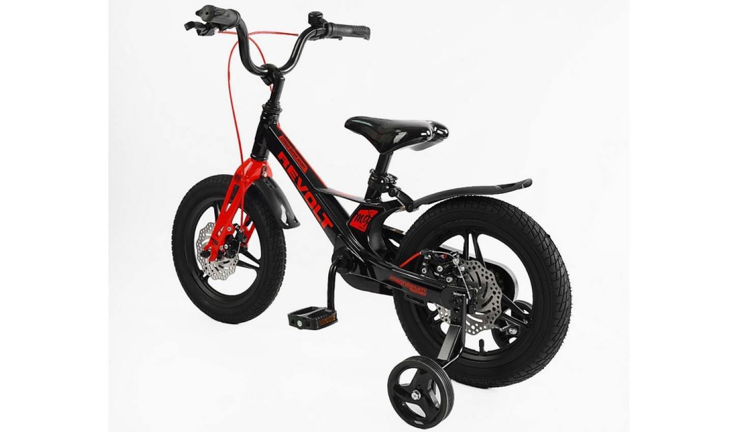 Велосипед Corso Revolt 14" чорно-червоний 3