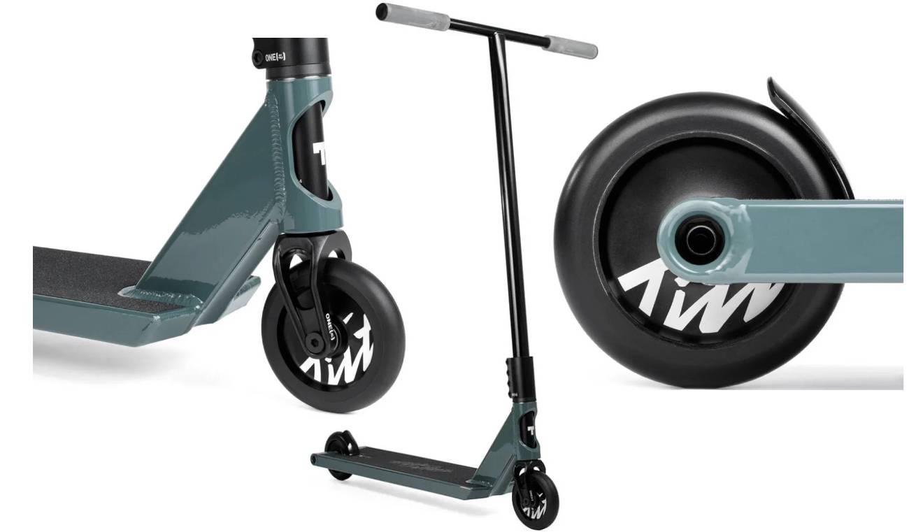 Трюковый самокат Tilt Contact Build Pro Slate 5.8" зеленый Трюковый самокат Tilt Contact Build Pro Slate 5.8" зеленый