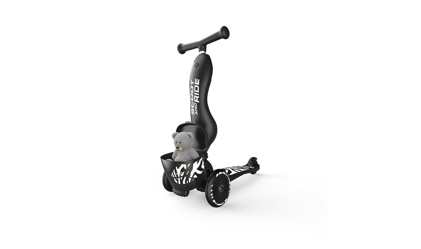 Самокат Scoot and Ride серии Highwaykick-1 Lifestyle зебра, 1-5 лет/20-50 кг 7