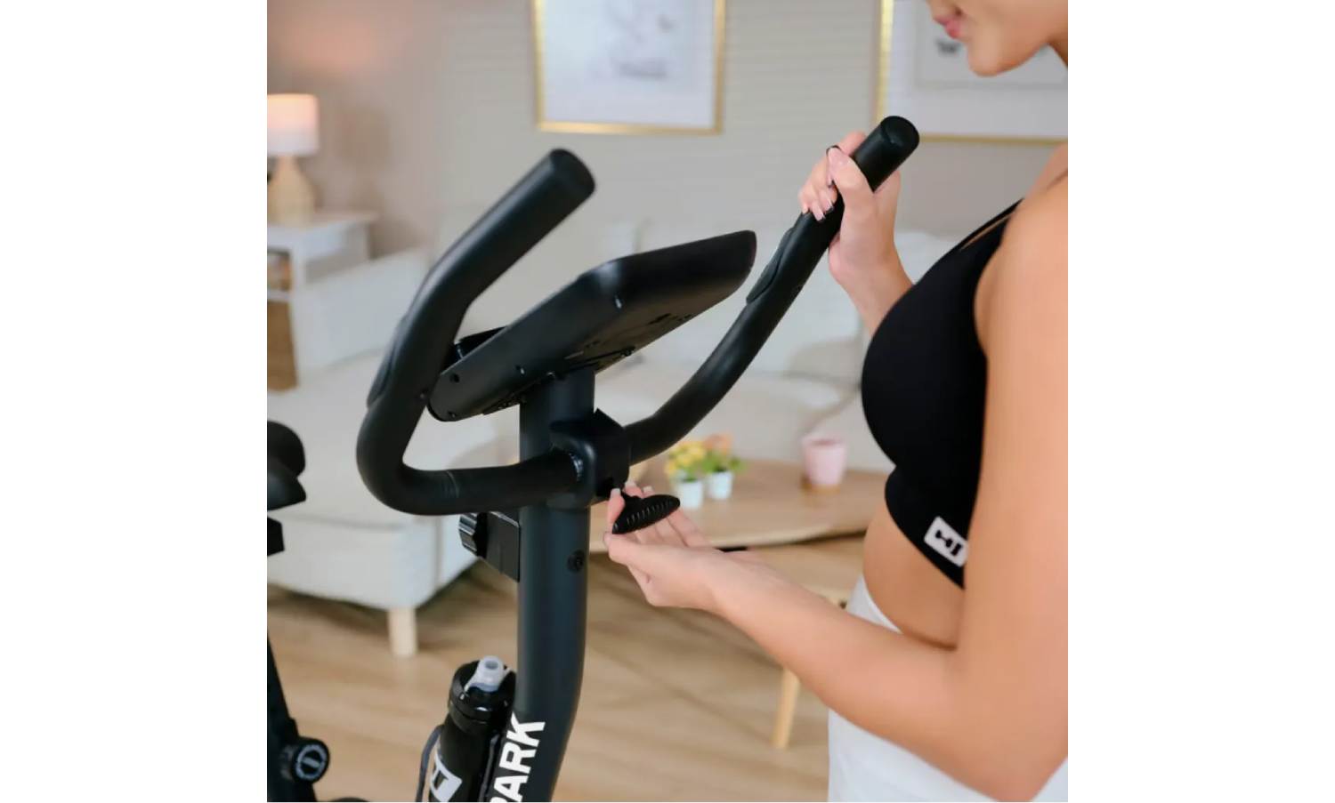 Велотренажер Hop-Sport HS-2080 Spark черно-красный 8