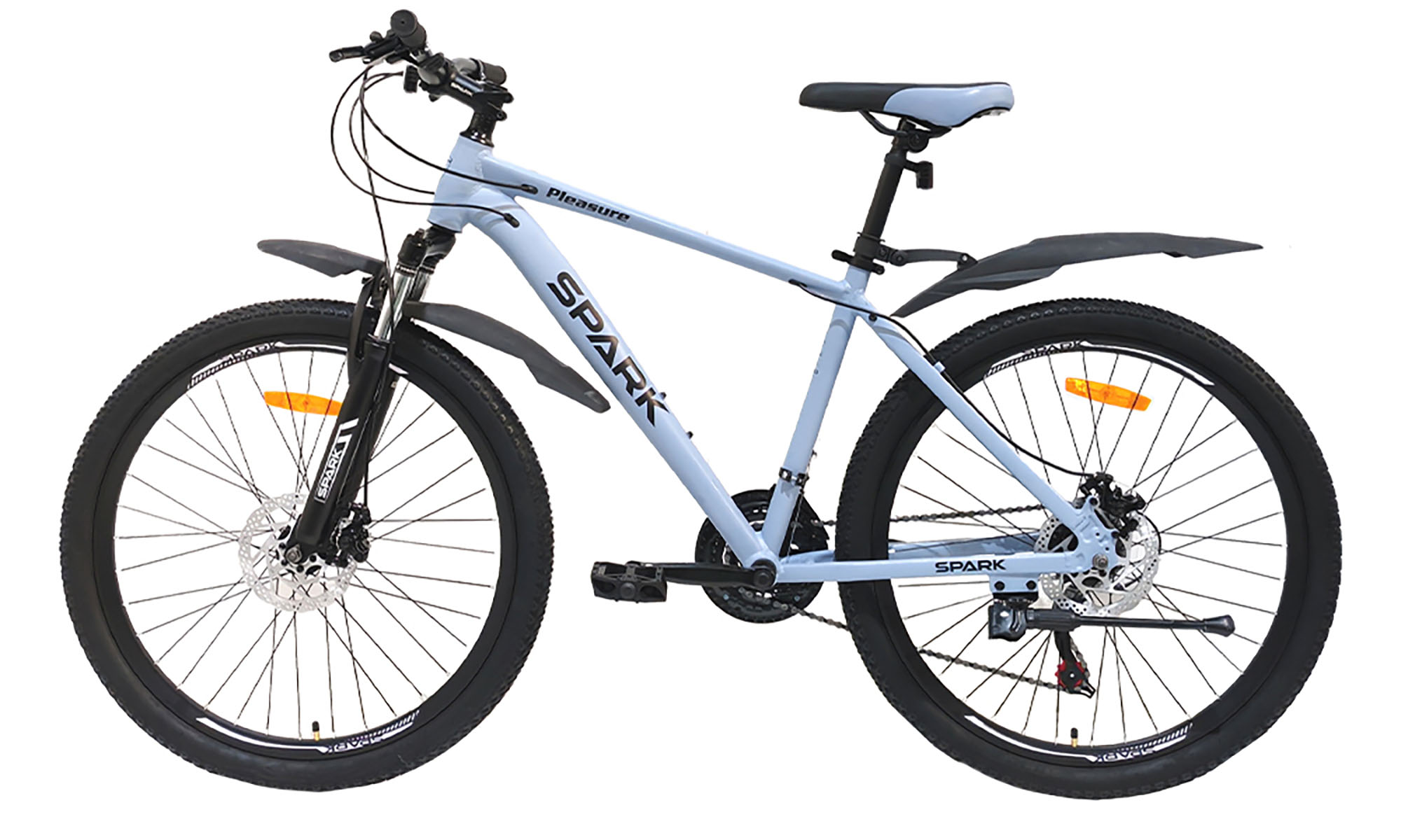 Велосипед SPARK PLEASURE 26", размер M, рама 17", 2025, голубой 3