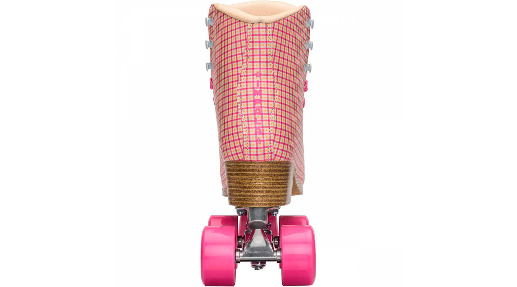 Ролики квады Impala PINK TARTAN, размер 36 Розовый 6