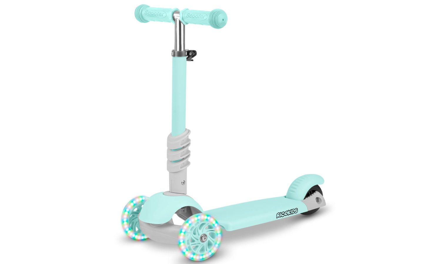 Самокат детский трехколесный Ricokids Buggy мятный 16 Самокат детский трехколесный Ricokids Buggy мятный 16