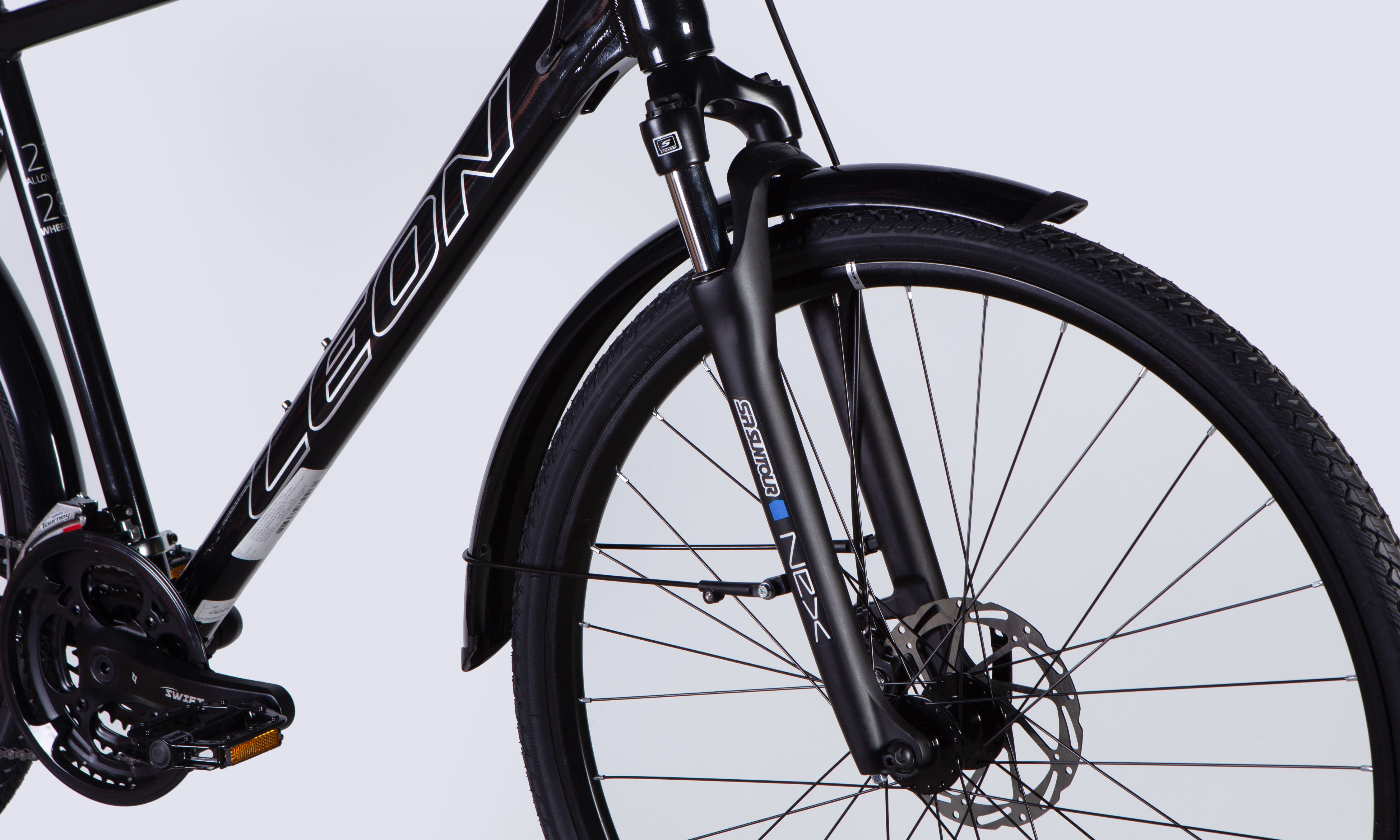 Велосипед Leon TG 80 MAN DD CS 28", розмір L, рама 19", рік 2025, чорний 5 Велосипед Leon TG 80 MAN DD CS 28", розмір L, рама 19", рік 2025, чорний 5