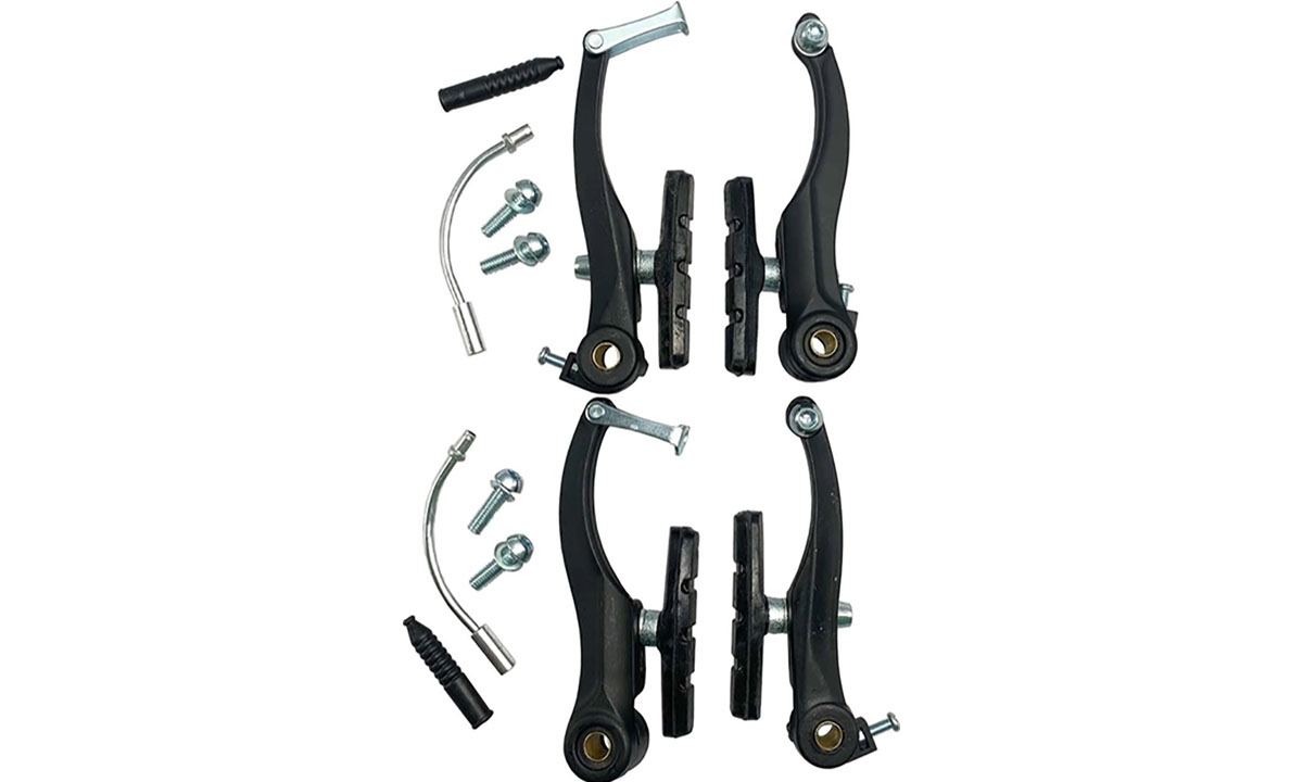 Гальма KW V-brake, комплект 2 шт, посилені, чорні, (25017KW) 2