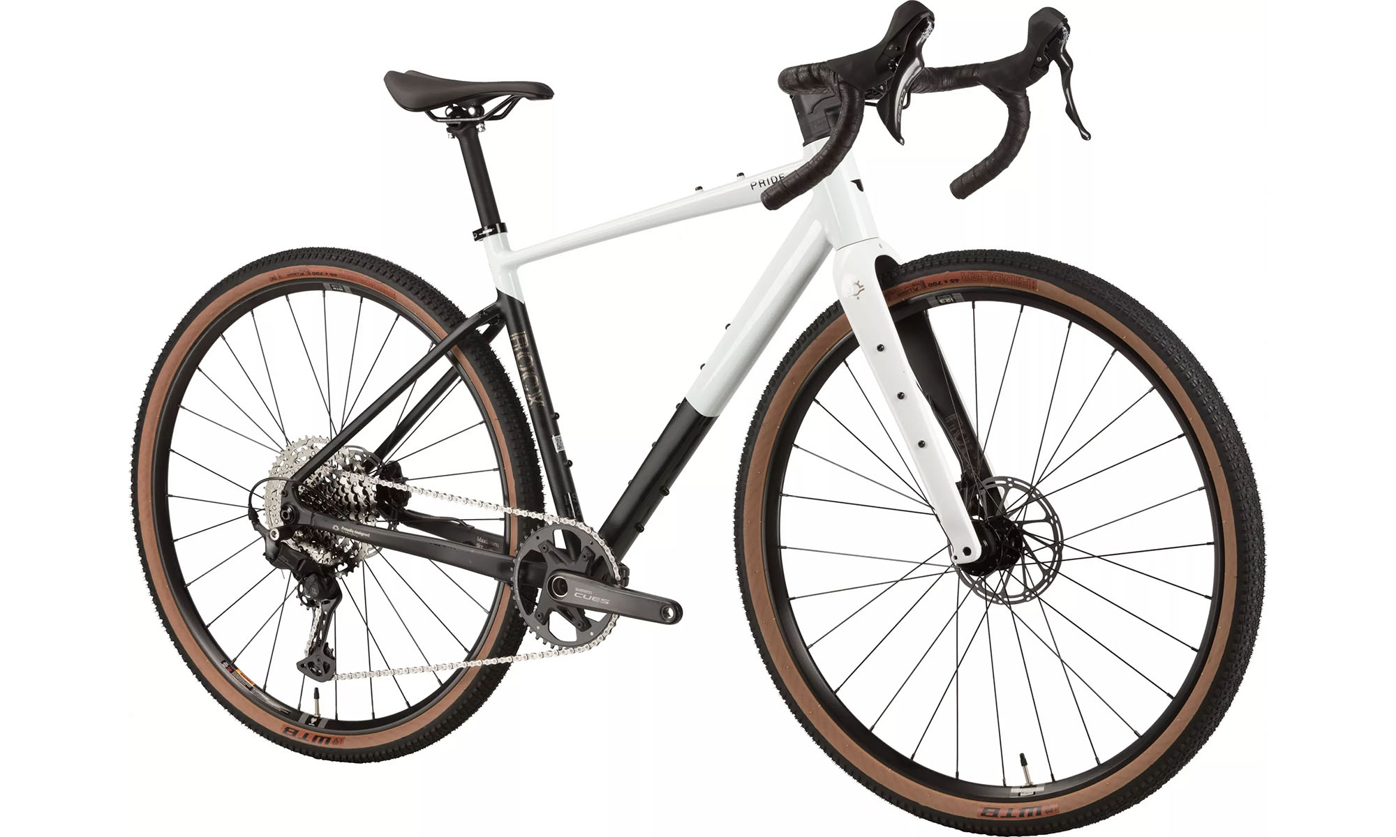 Велосипед Pride ROCX 8.3, 28", размер XL, год 2026, бело-черный 3