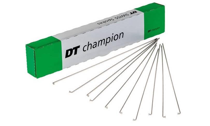 Спиці DT SWISS Champion 2.0 x 135 х 100шт Срібні