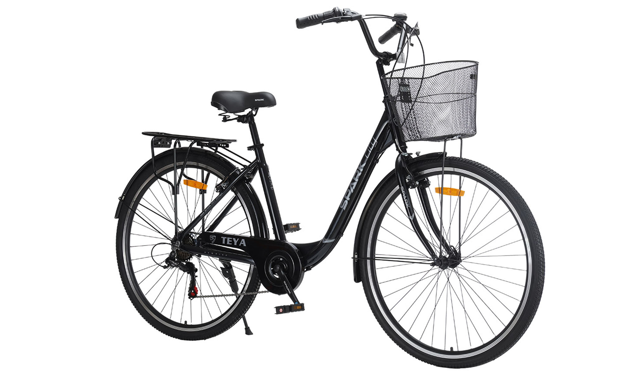 Велосипед SPARK CITY TEYA 28", розмір L, рама 18", рік 2026, чорний 4 Велосипед SPARK CITY TEYA 28", розмір L, рама 18", рік 2026, чорний 4