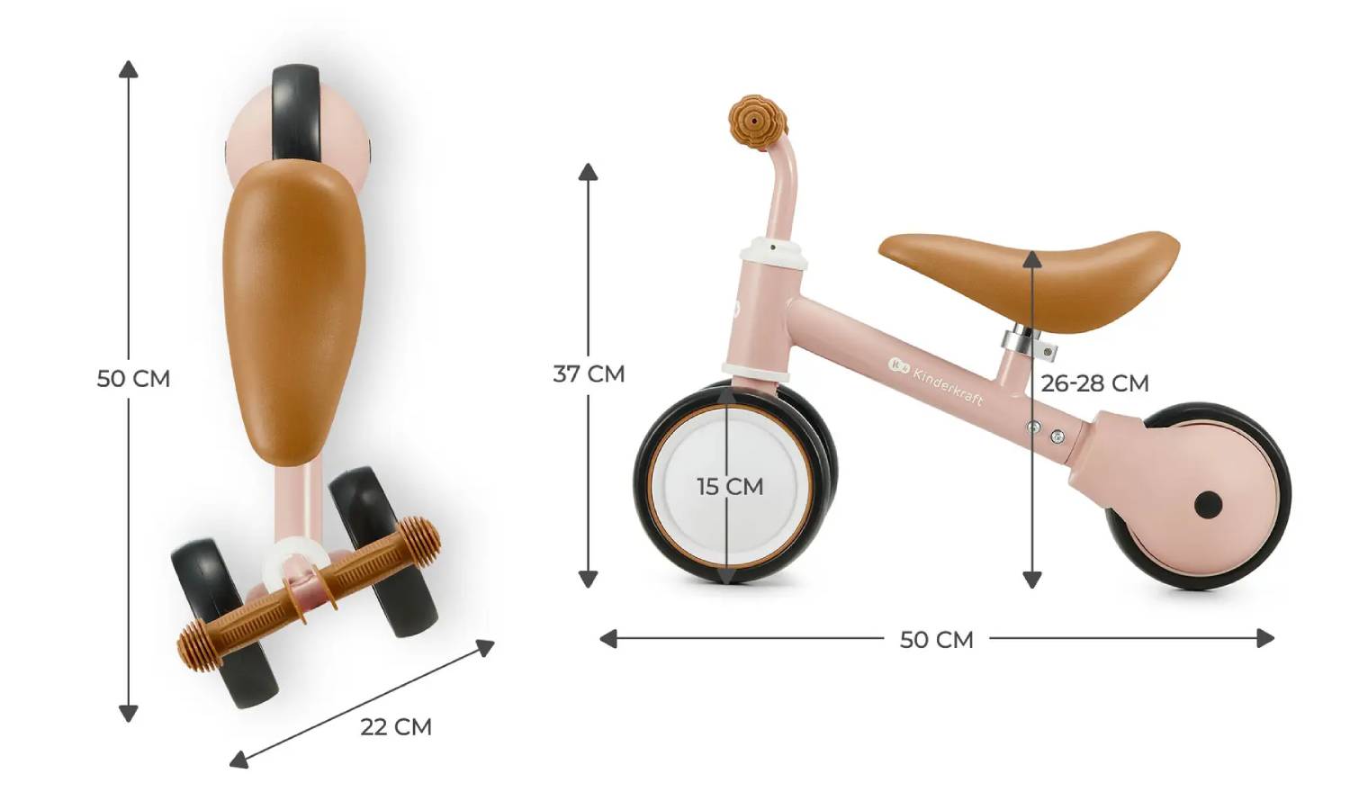 Каталка-біговіл Kinderkraft Cutie Pink 4