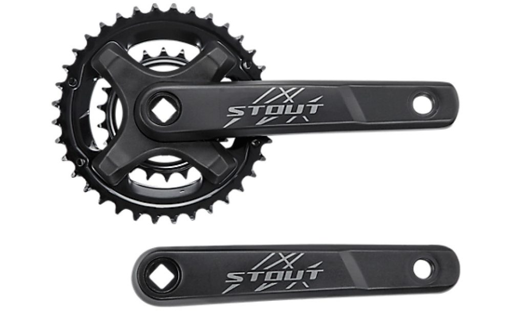 Шатуны Specialized CRK STOUT, длина 170 мм, L+R ARMS, алюминий, под квадрат, 36/22T, 2X9, черный Шатуны Specialized CRK STOUT, длина 170 мм, L+R ARMS, алюминий, под квадрат, 36/22T, 2X9, черный