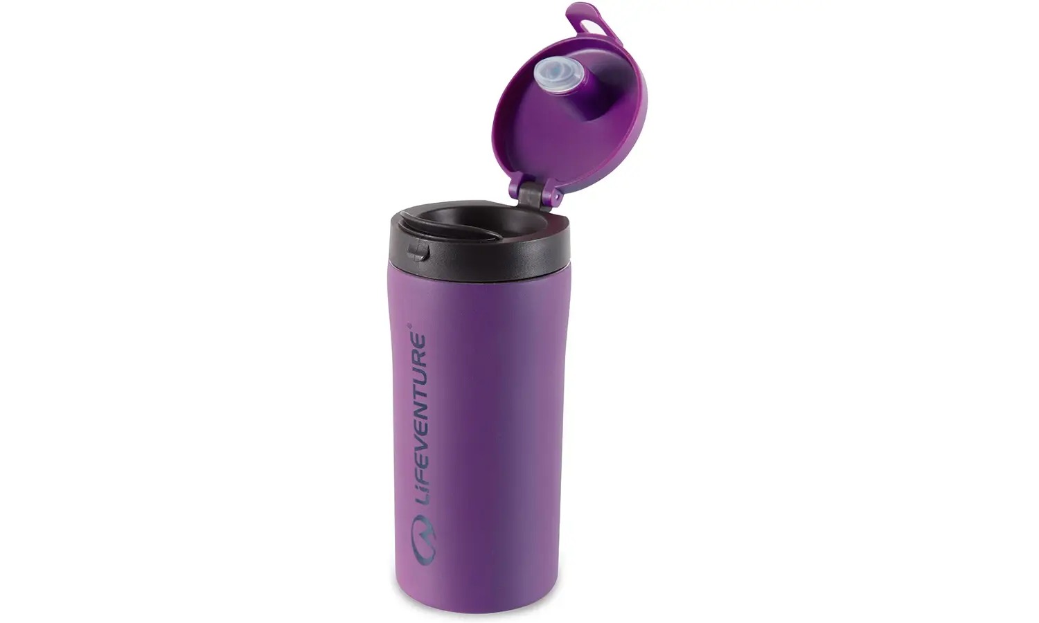 Термокухоль Lifeventure Flip-Top Thermal Mug purple 4 Термокухоль Lifeventure Flip-Top Thermal Mug purple 4