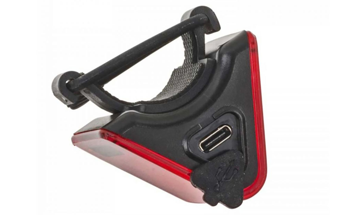 Фотографія Ліхтар стоп задній Author V-Block360 USB CobLed 80 lm, чорний з червоним рефлектором 2