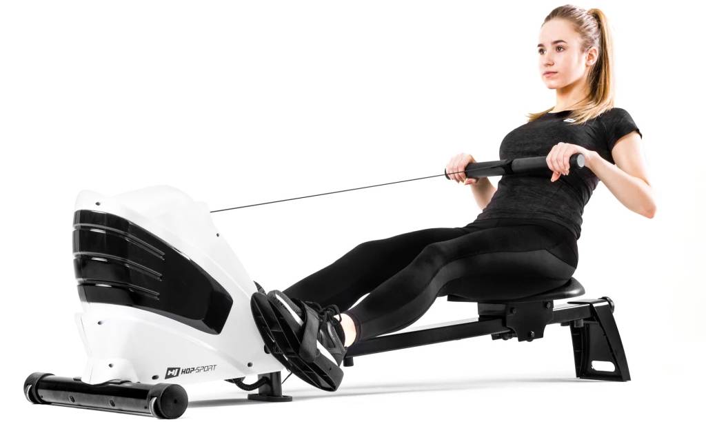 Гребной тренажер Hop-Sport HS-060R Cross Белый 16 Гребной тренажер Hop-Sport HS-060R Cross Белый 16