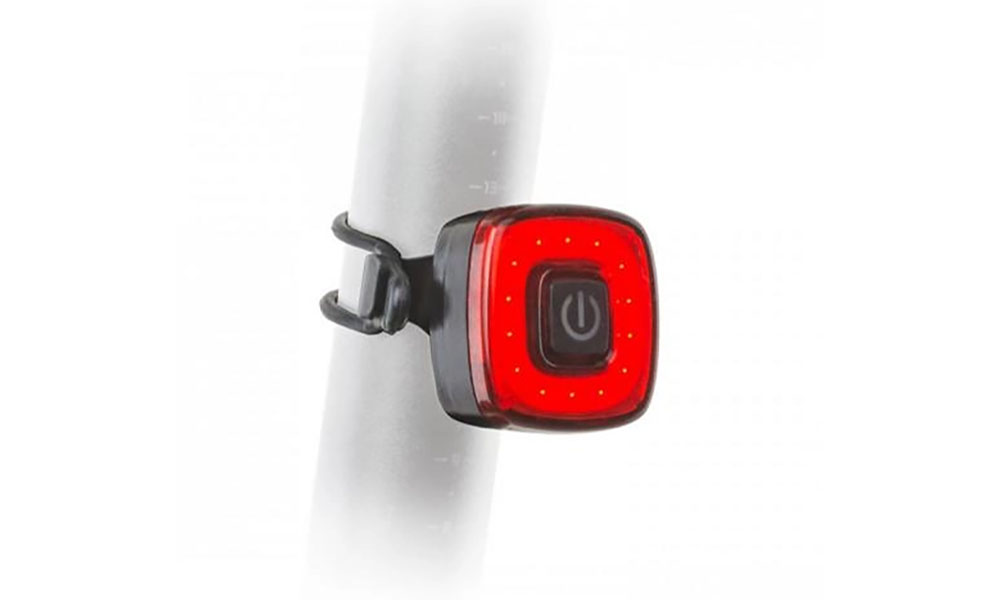 Фотографія Ліхтар стоп задній Author A-Square USB CobLed 50 lm, чорний з червоними лінзами