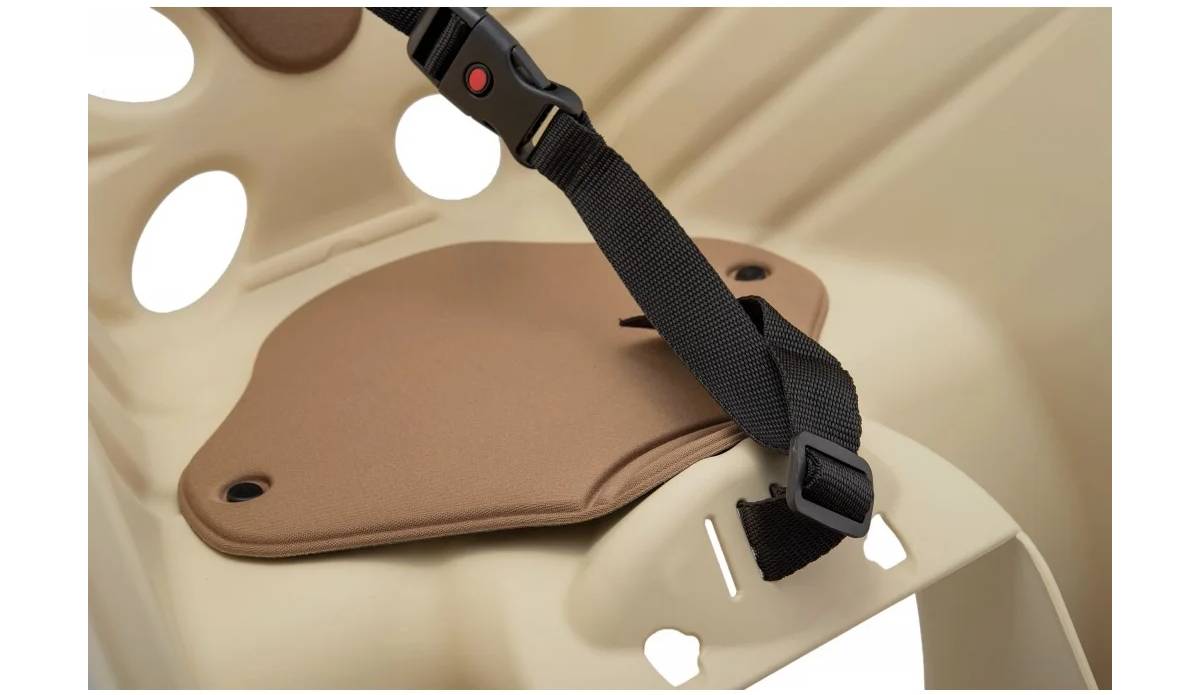 Вело дитяче крісло HTP Fraach на підсідельну трубу, до 22кг бежевий 6