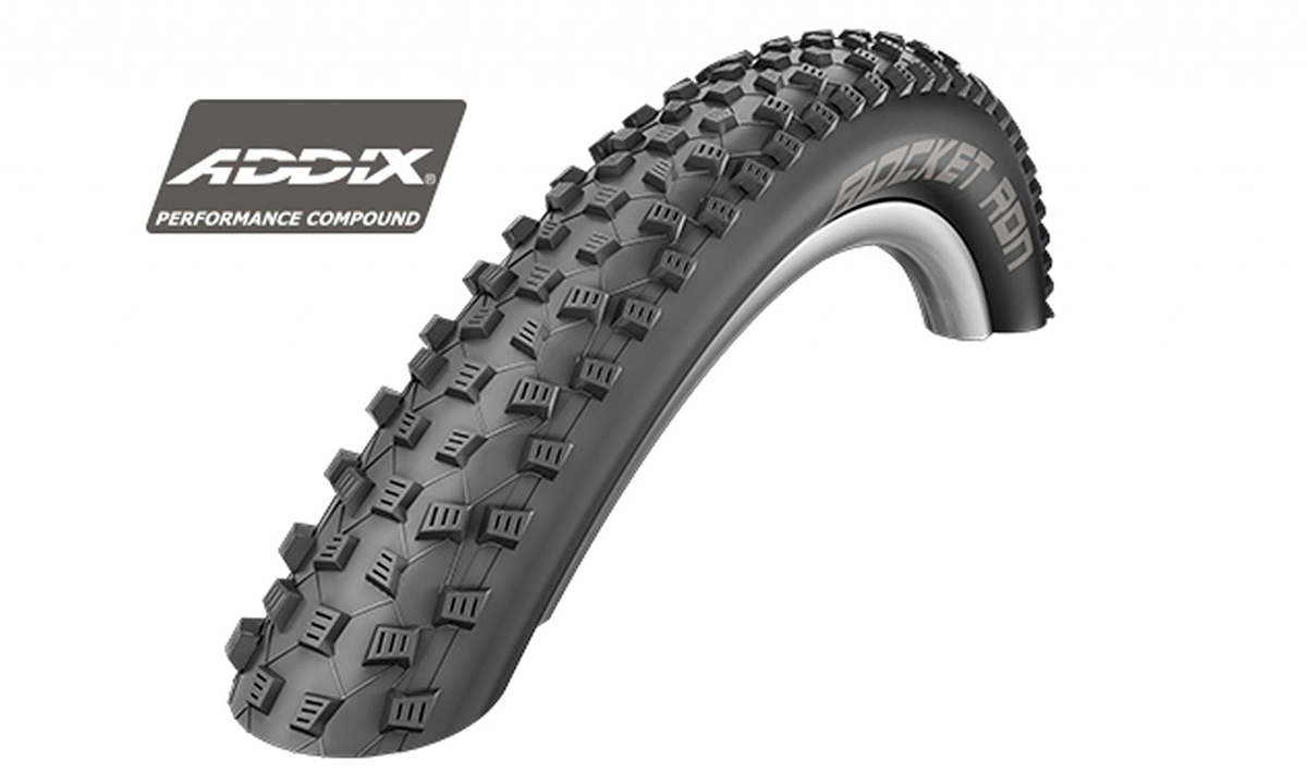 Фотография Покрышка Schwalbe 27.5x2.25 650B (57-584) ROCKET RON Evo, LiteSkin, Evolutoin Folding B/B-SK HS438 Addix Speed 127EPI EK black