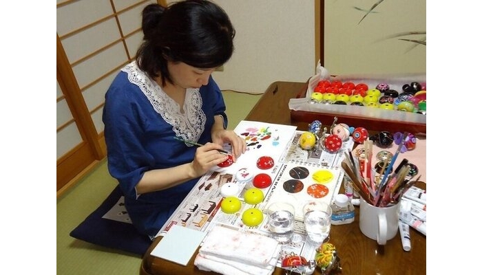 Дзвінок CRANE HANDPAINTED SUZU, Hotaru - "Світлячок" 2
