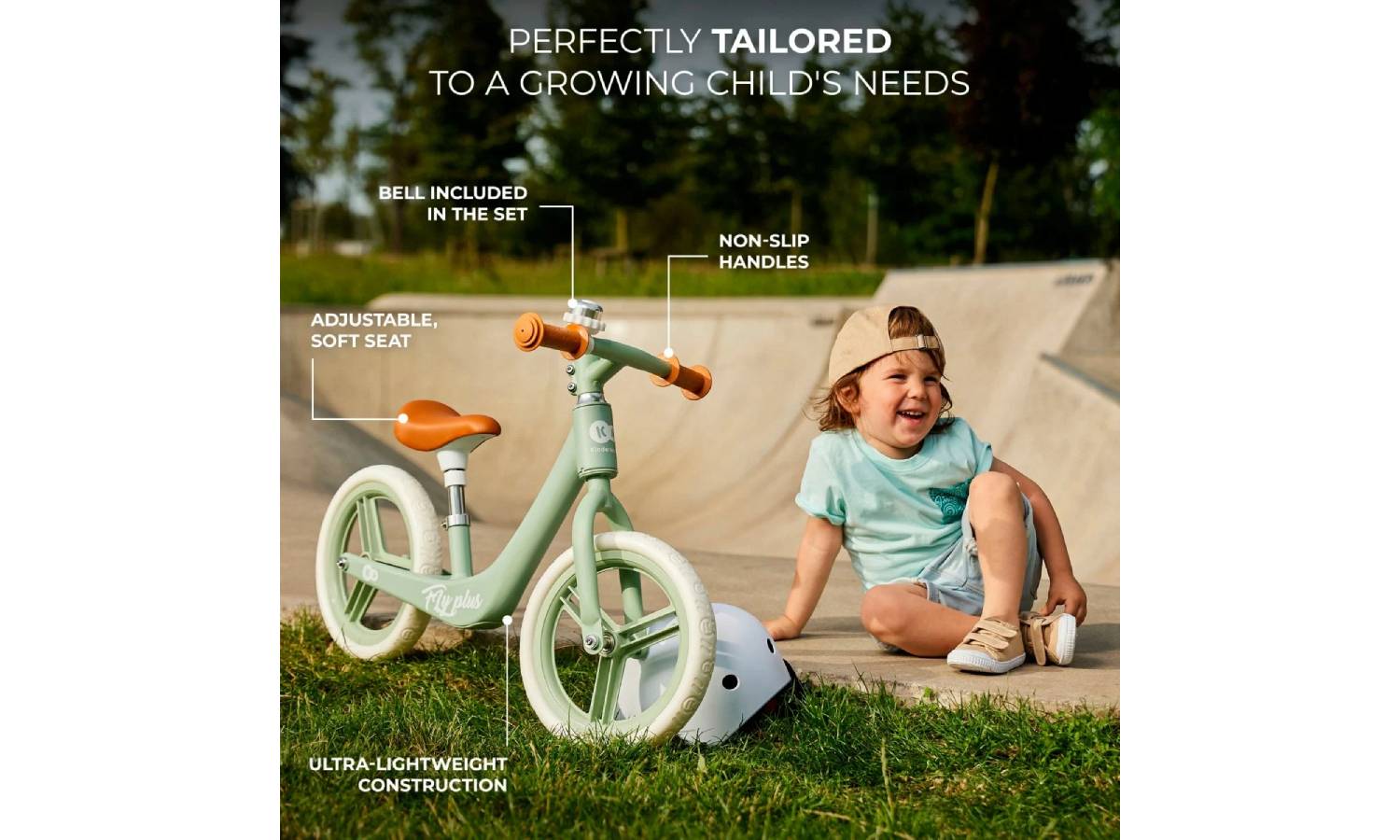 Беговел Kinderkraft Fly Plus Mint 4