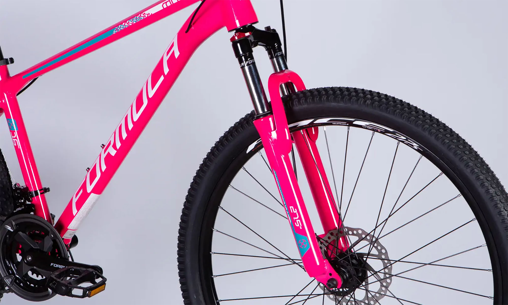 Велосипед Formula MOTION DD FR, 27.5", розмір S, рама-16", рік 2026, рожевий з білим 5 Велосипед Formula MOTION DD FR, 27.5", розмір S, рама-16", рік 2026, рожевий з білим 5