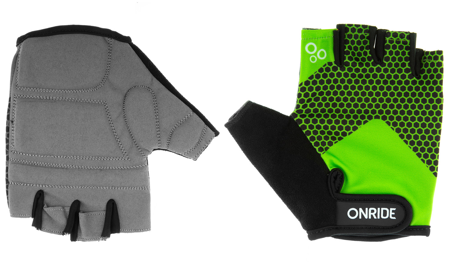 Фотография Перчатки ONRIDE TID 20 цвет Зеленый/Черный размер XL 