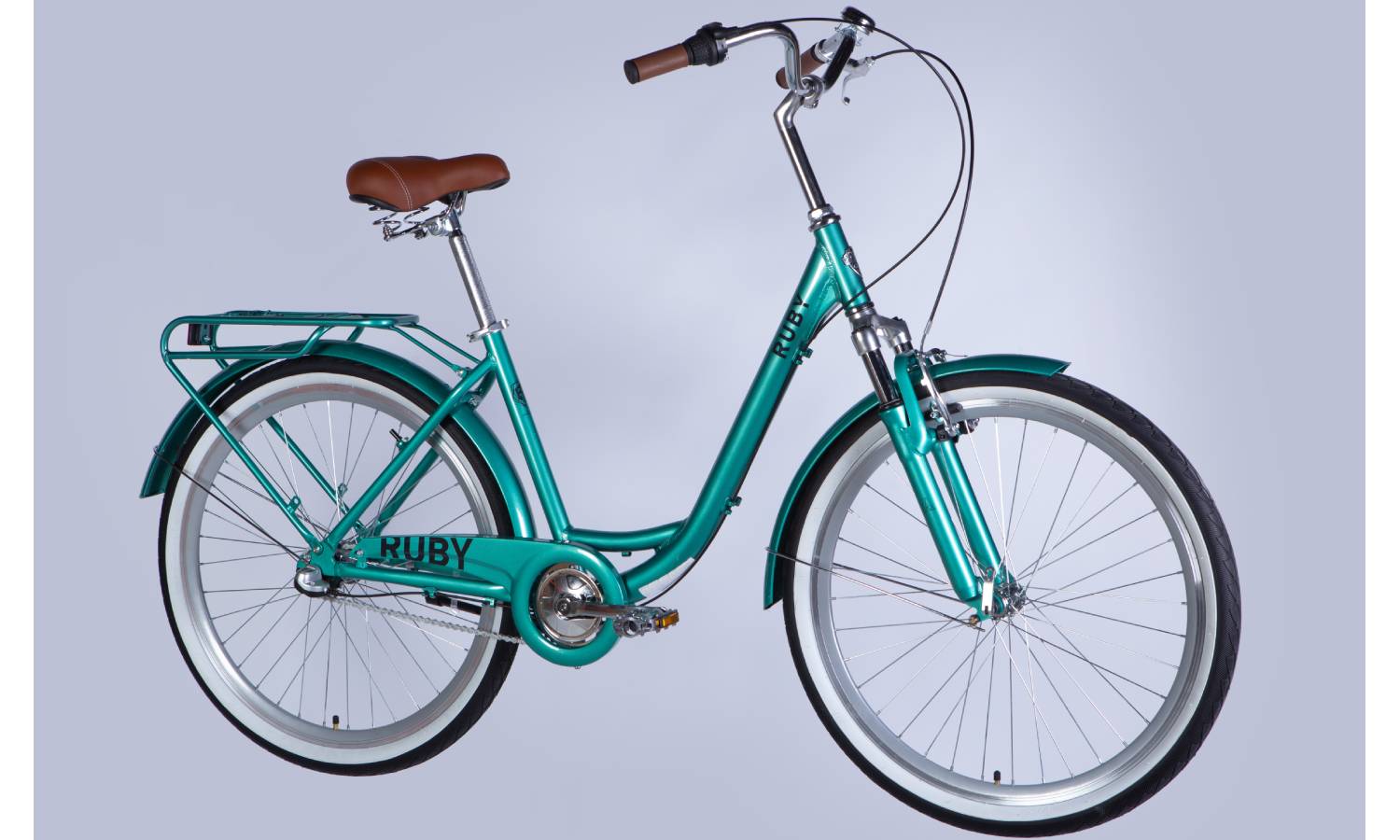 Велосипед Dorozhnik RUBY Nexus 26" размер М рама 17" 2025 бирюзовый 4