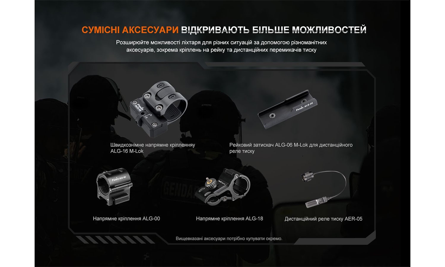 Фонарь ручной Fenix HT32 9